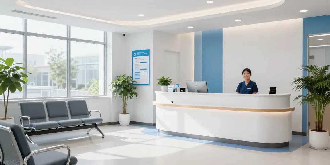 화곡동출장안마 서비스 제공하는 헬스케어 클리닉의 편안한 대기 공간
