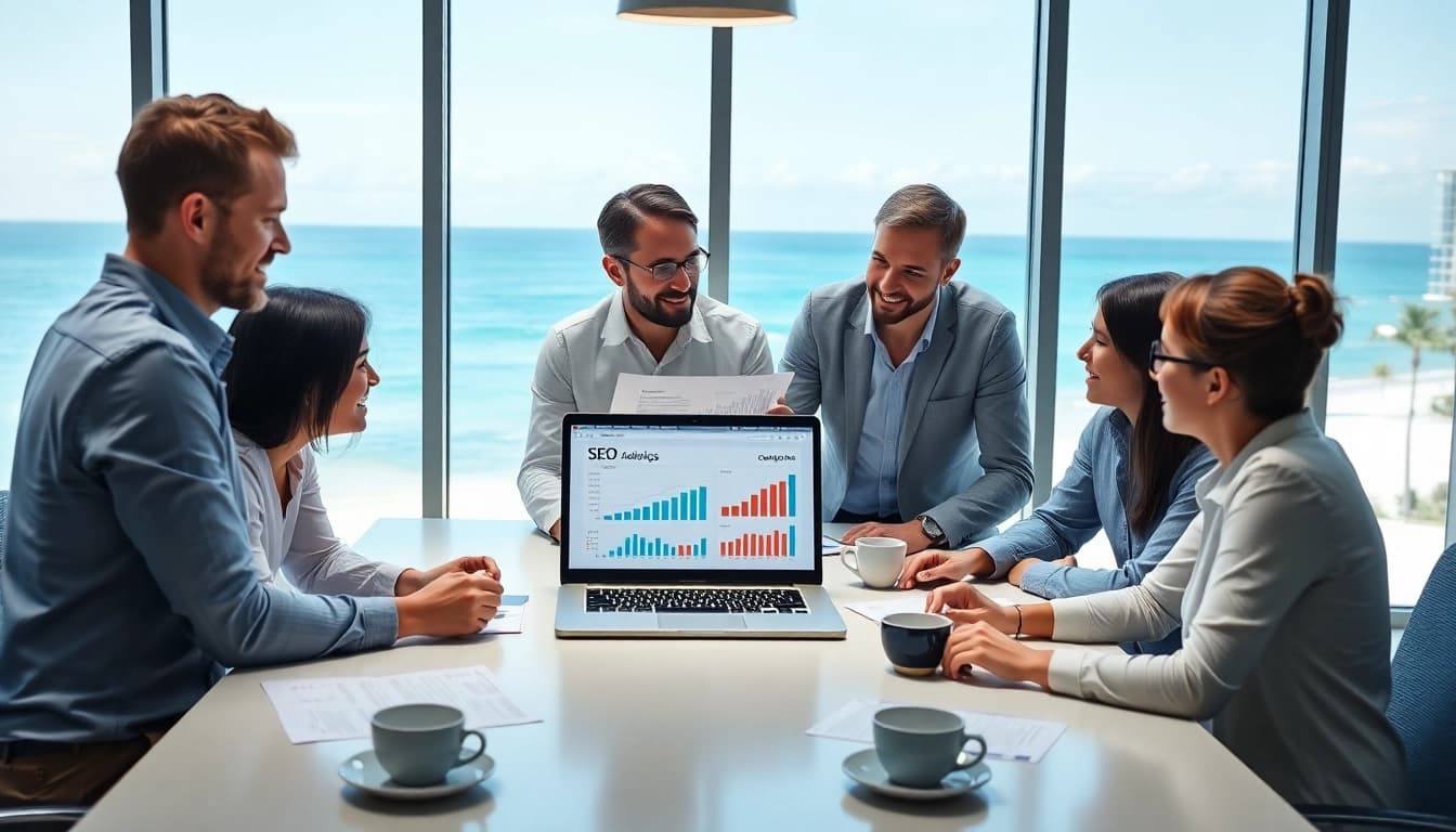 Boost your business with Clearwater FL SEO strategies in a professional meeting environment.