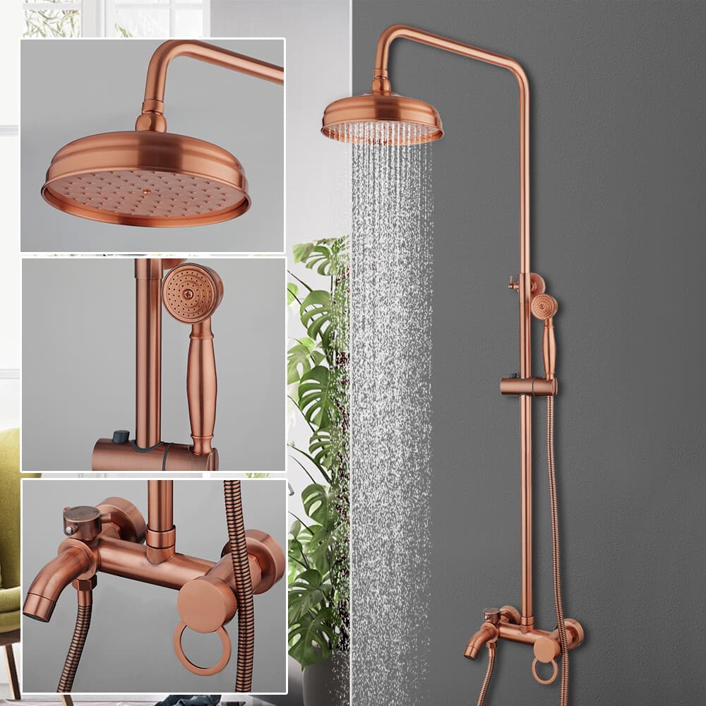 Copper Hosepipe Shower Systems – Stylish &amp; Functional