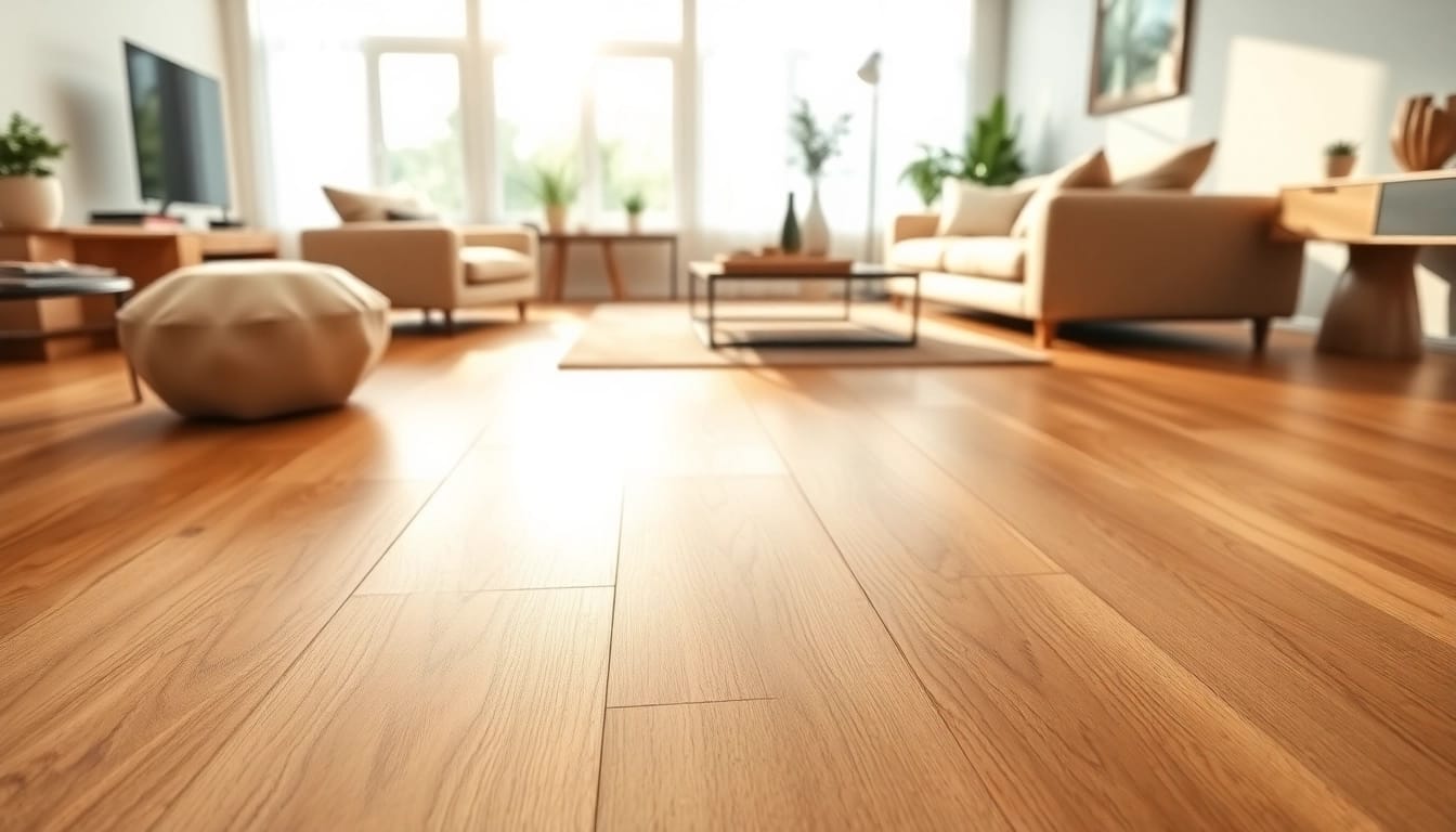 Enhance your home with premium vinyl flooring showcasing luxury textures in a cozy setting.