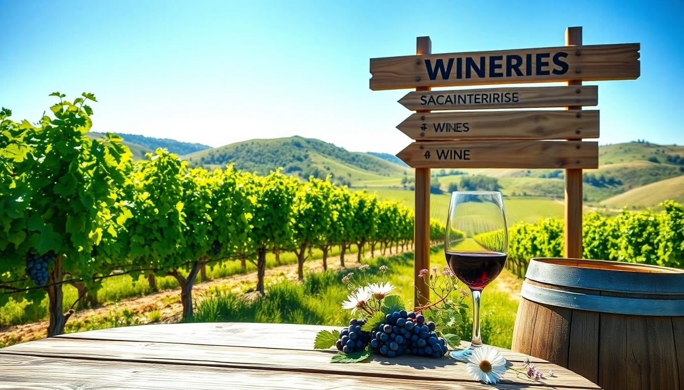 Explore the picturesque Sacramento Wineries with lush vineyards and inviting wine tasting experiences.
