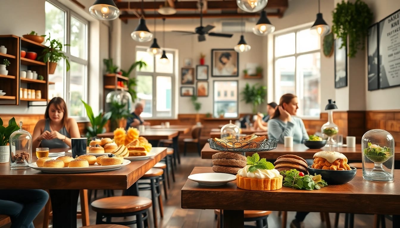 Tawaran lezat dari https://kingarthurcafe.com/menu yang mencakup pastry dan sandwich dalam suasana kafe yang nyaman.