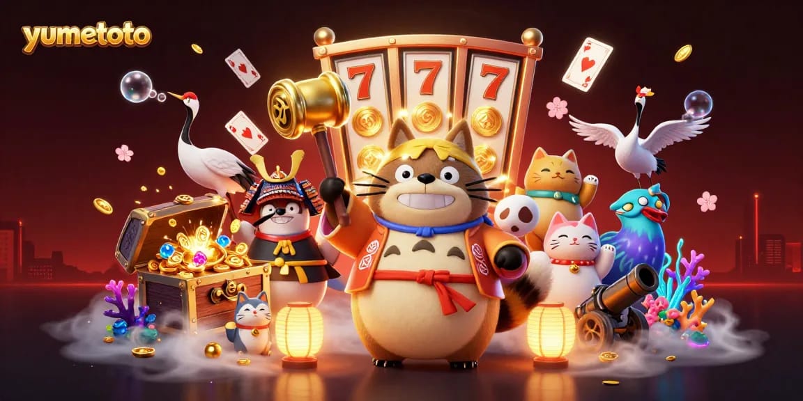 Menangkan jackpot di yumetoto dengan slot spektakuler dan suasana yang menggembirakan.