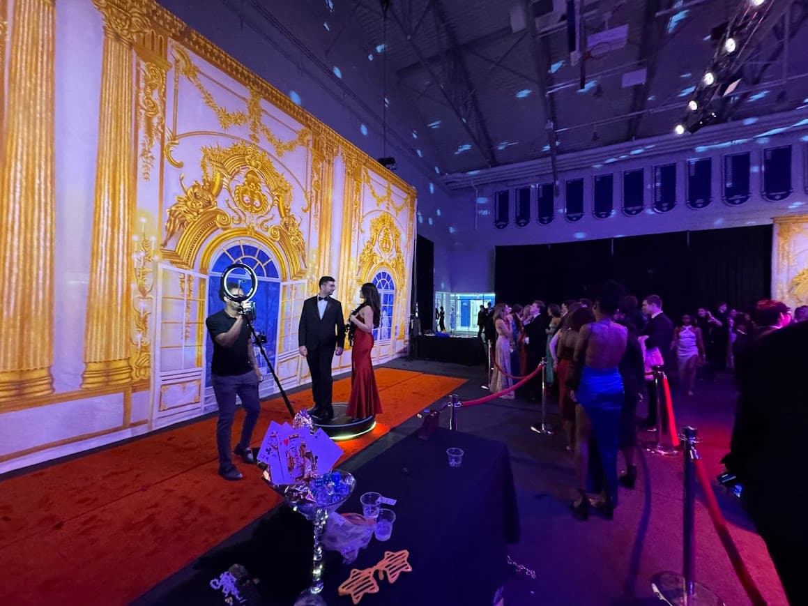 DC 360 Photo Booth Rental with Custom Features
