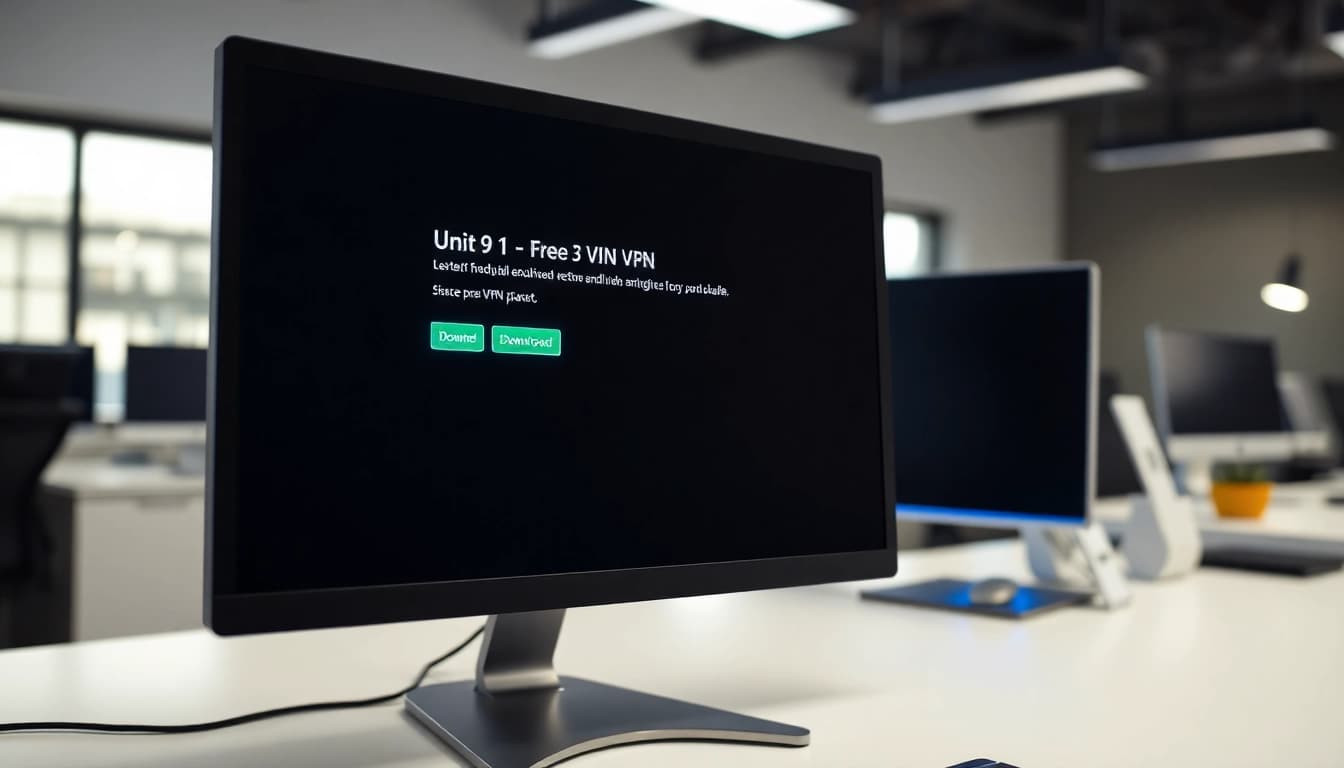 Download free VPN for Windows with a simple click on the official site, showcasing user-friendly interface.