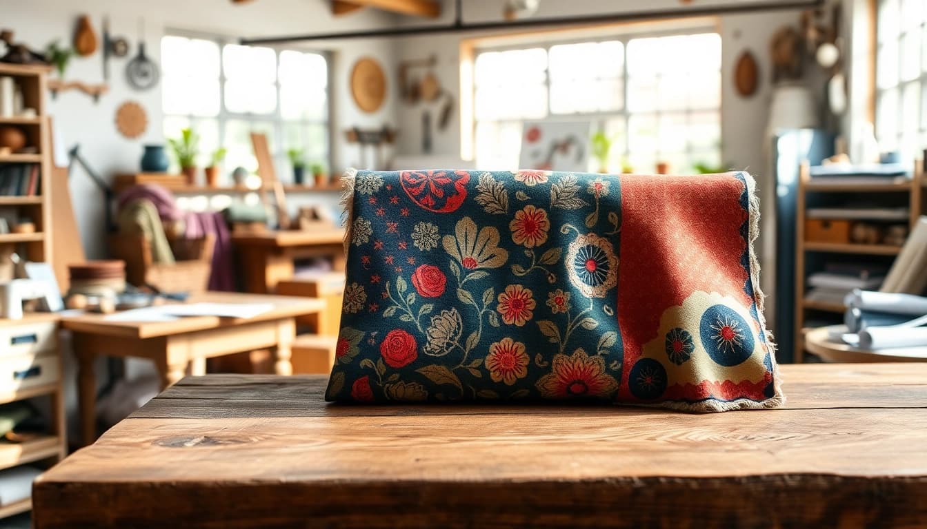 Bekijk uitgebreid assortiment brabantse bont stof met diverse ontwerpen en texturen.