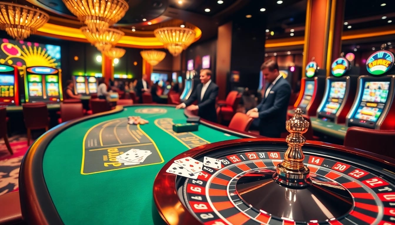 Ressentez l'excitation au meilleur casino en ligne avec des tables vibrantes et des joueurs engagés.