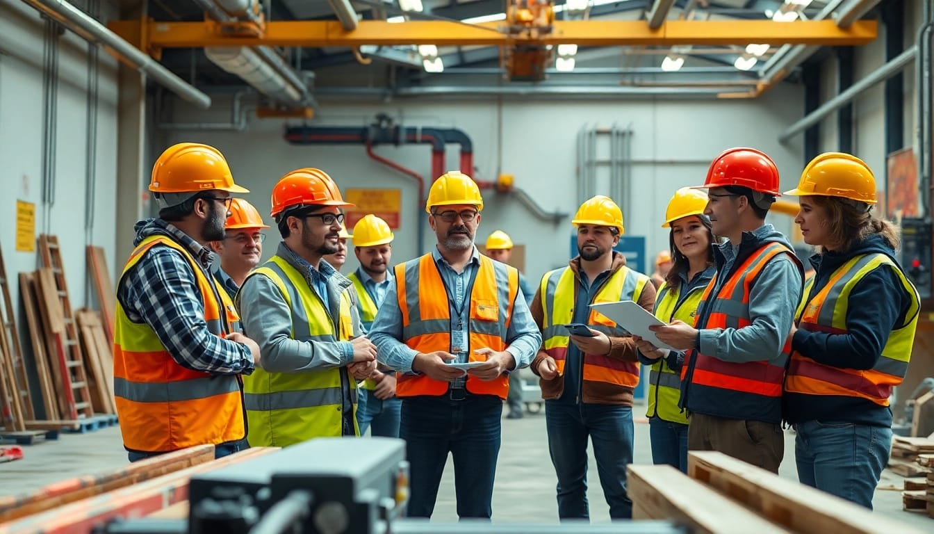 Engaging construction safety training in Colorado with diverse participants learning essential safety practices.