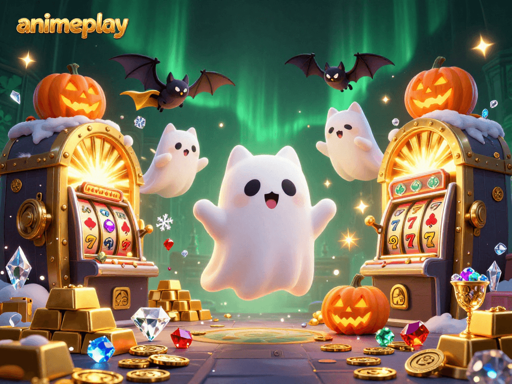 Menang besar di animeplay dengan kucing hantu di kasino angker, menghadirkan kesenangan berjudi.