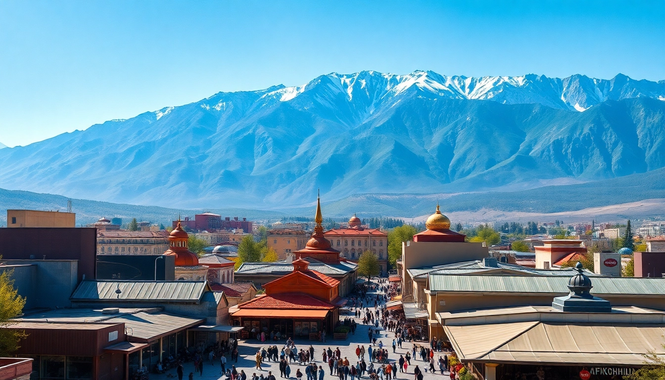 Experience the vibrant city of Almaty, Kazakhstan with https://albmaftoh.com showcasing city life against stunning mountains.