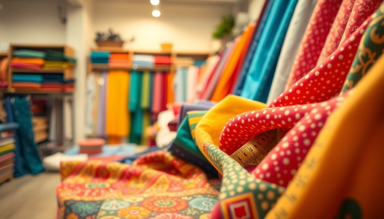 Tricot stof kopen van hoogwaardige kwaliteit in een kleurrijke stoffen winkel met diverse patronen
