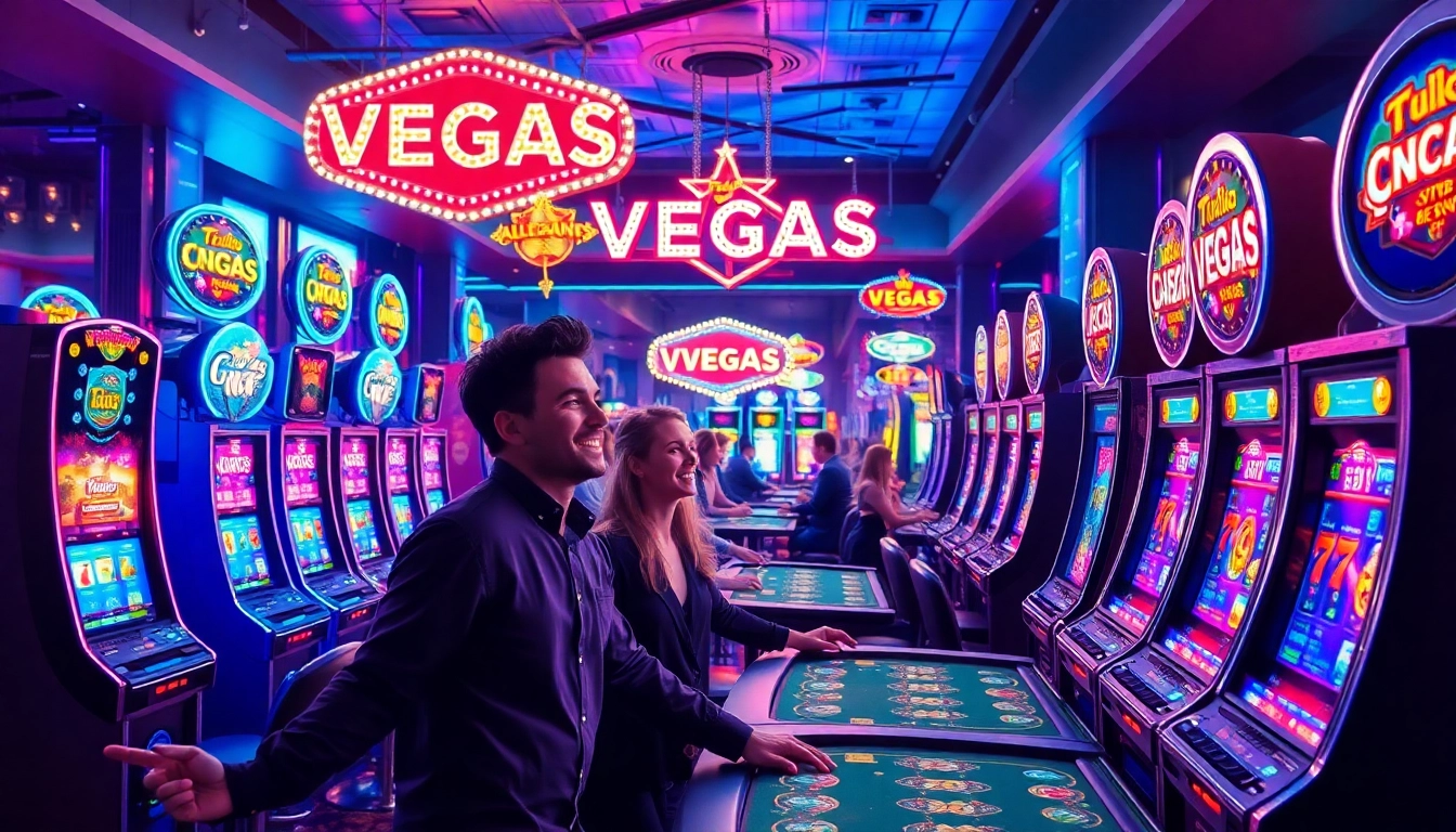 Experience the excitement of the Vegas hero casino with vibrant players and thrilling games.