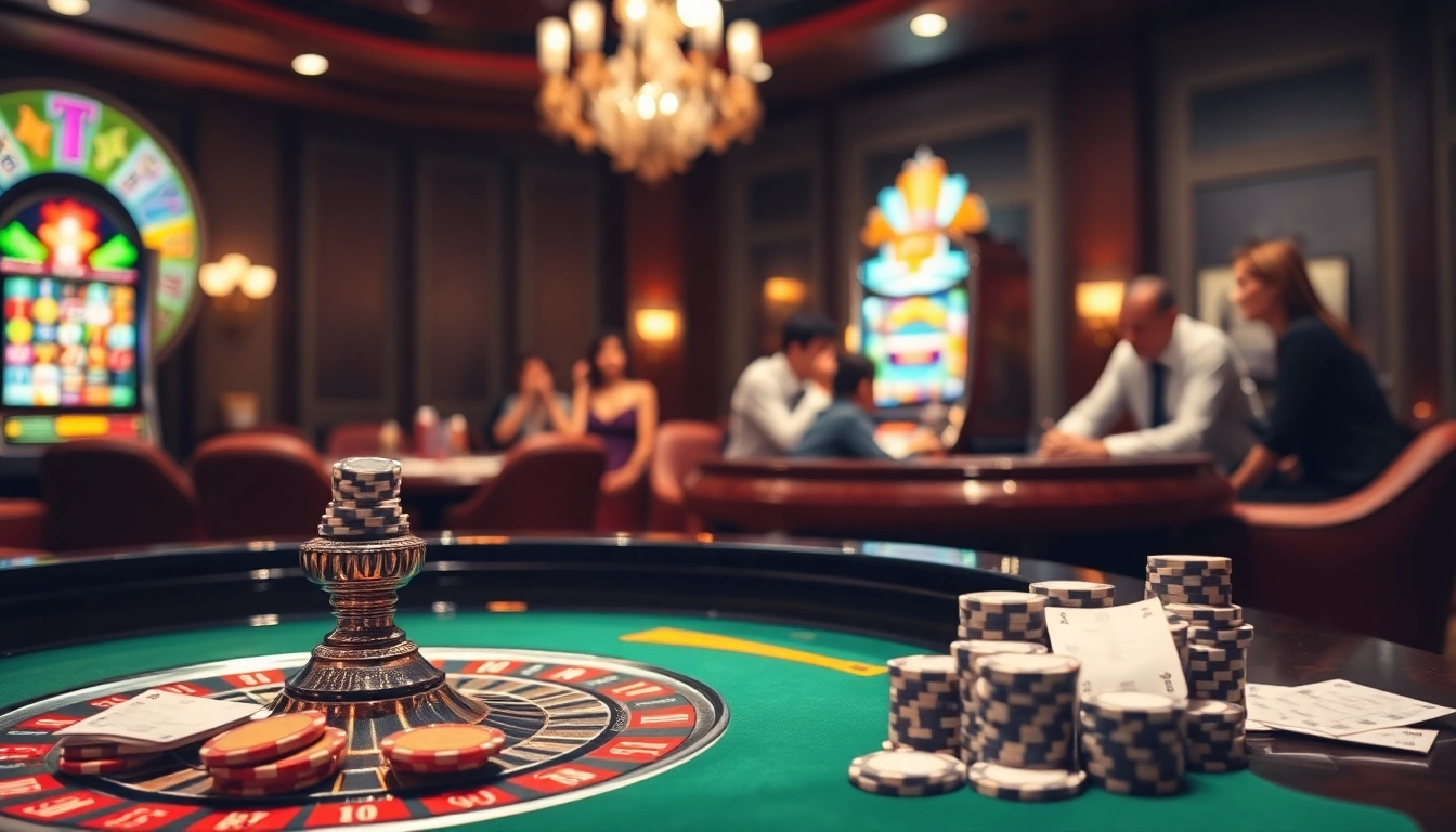 Experience the thrill of gaming at bdtk66.one with a luxurious casino atmosphere and engaging players.