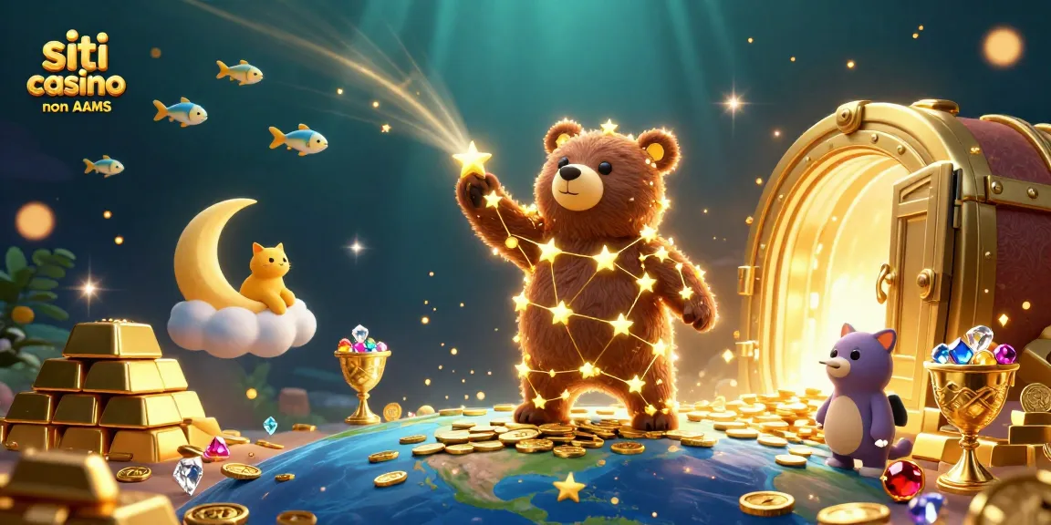 Gioca nei siti casino non AAMS mentre sfidi le stelle e raccogli monete dall'universo.