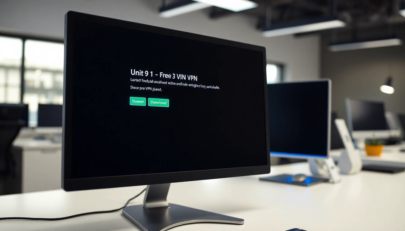 Download free VPN for Windows with a simple click on the official site, showcasing user-friendly interface.