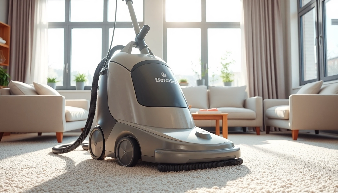 Efficient carpet cleaning near me demonstrating a professional service in action.