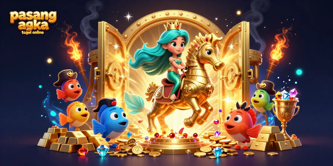 Engage in pasang angka togel online with vibrant 3D characters and rich casino elements.