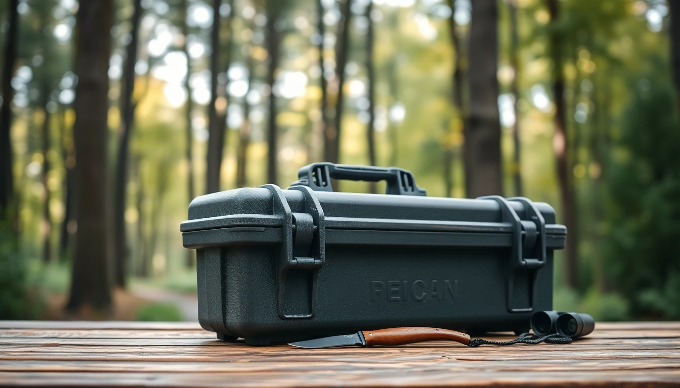View the sturdy pelican rifle case designed for ultimate protection in outdoor environments.