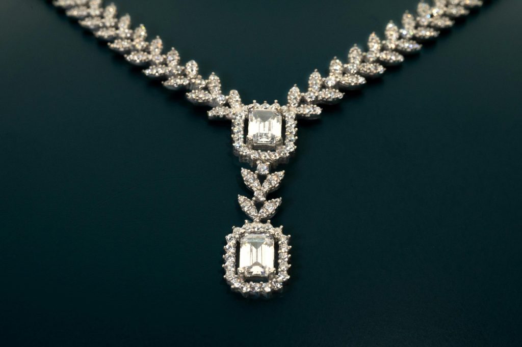 Rose Gold Necklace by Cervin Blanc | Luxury Diamond &amp; Gemstone Elegance