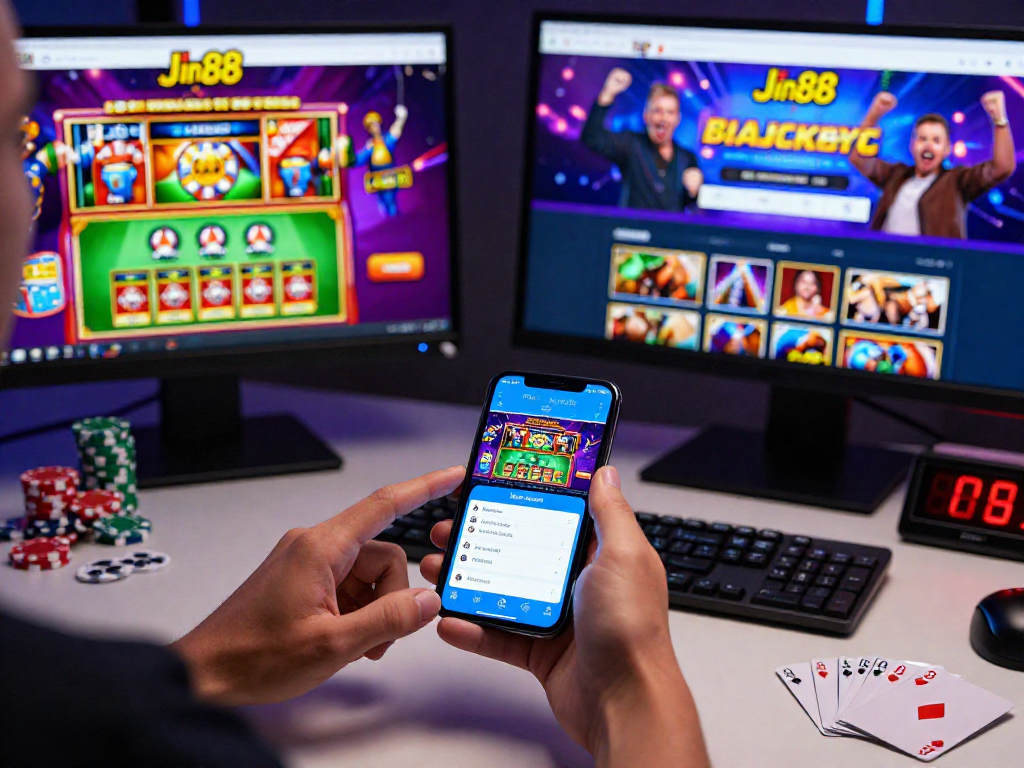 Tải xuống ứng dụng Jin88 để trải nghiệm cược thể thao và casino trực tuyến hấp dẫn.