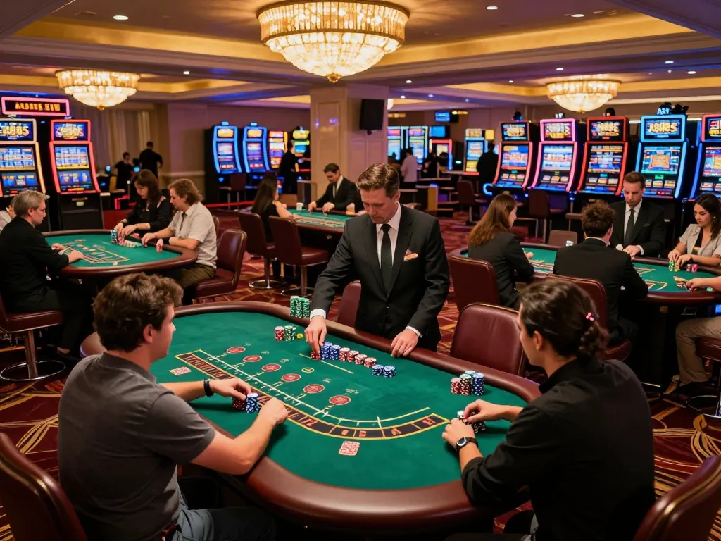 Players at sc8885 blackjack tables stacking chips and enjoying the exhilarating casino atmosphere.