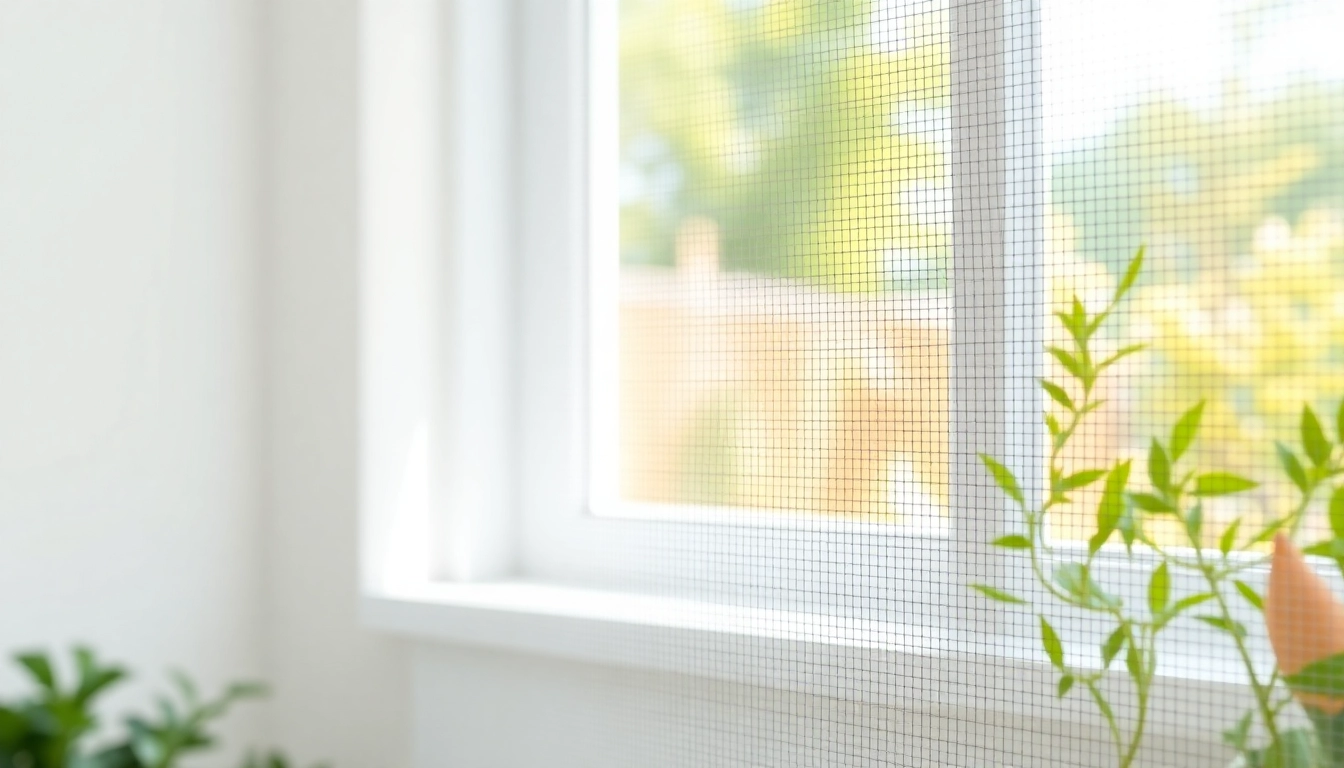 Effektiv myggenet der beskytter mod insekter i et lyst rum.