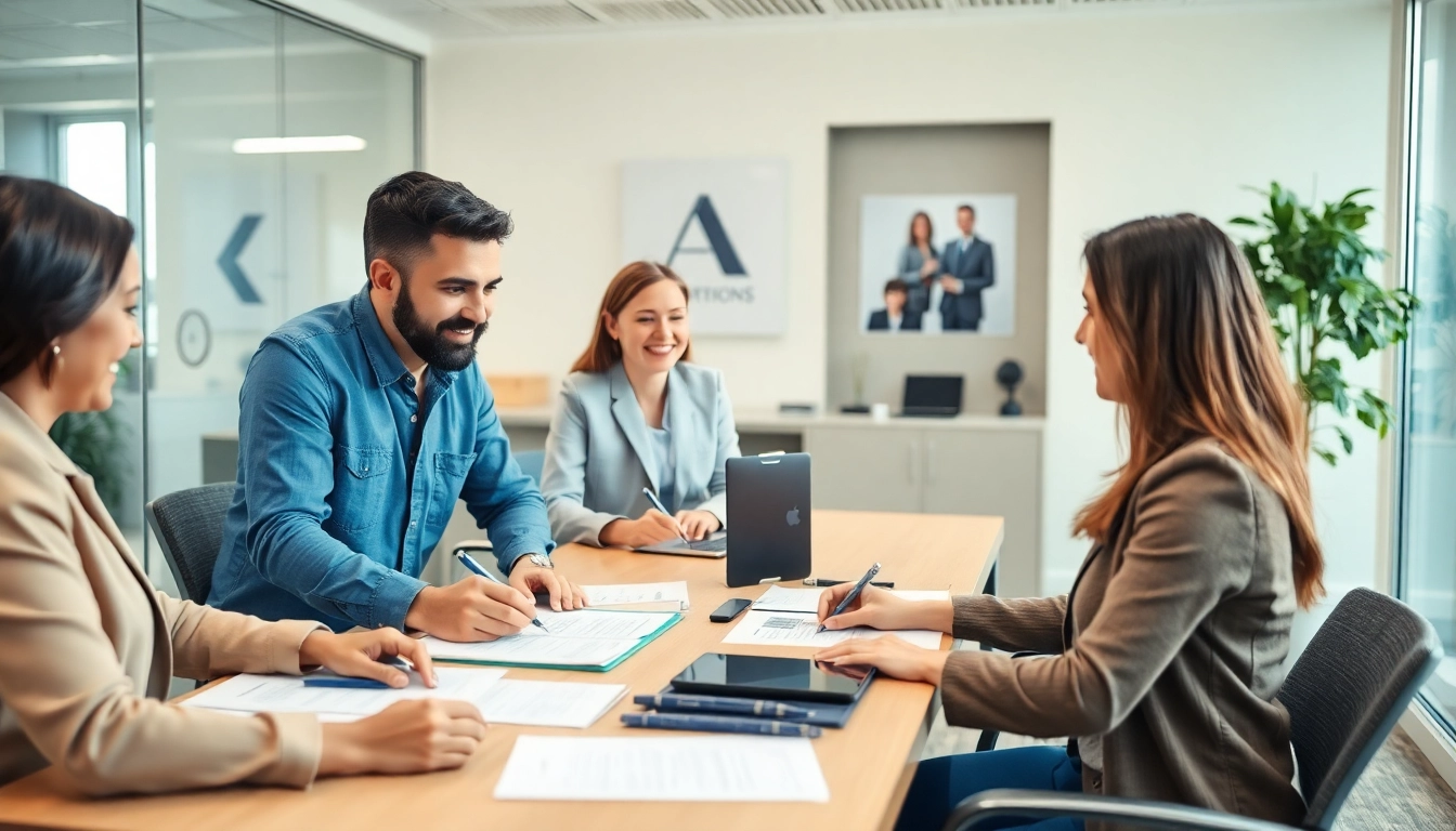 Streamlined no hassle warranty claims at a friendly office, showcasing customer service.
