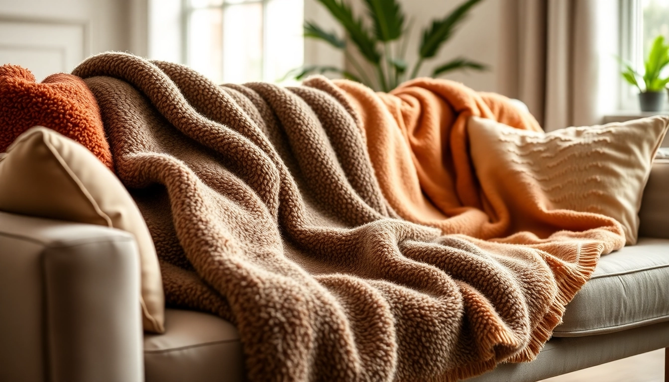 Verken fleece dekens in verschillende kleuren die een knusse, huiselijke sfeer creëren.