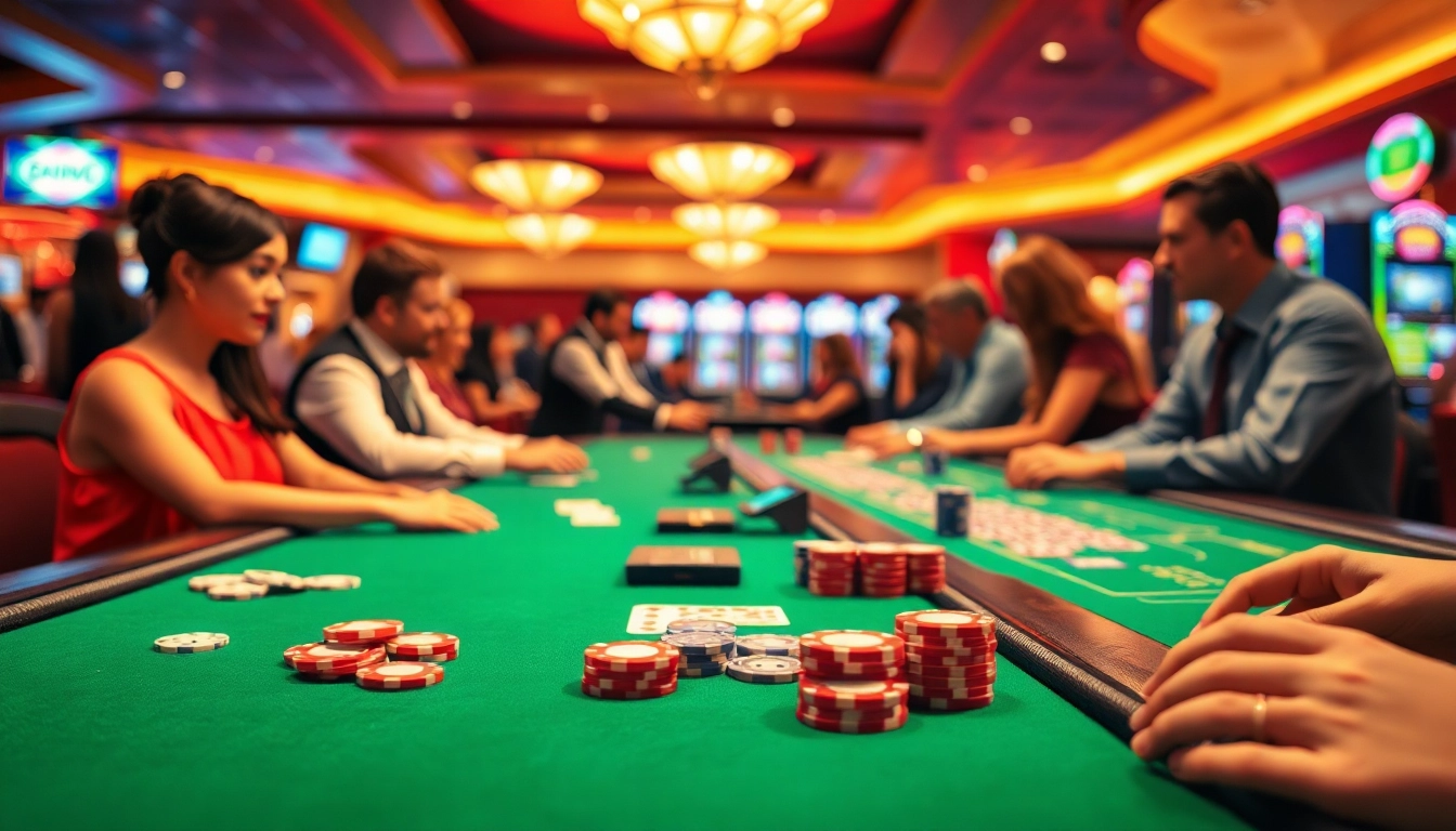 Experience the excitement of 8win malaysia with vibrant casino action and engaging dealers.