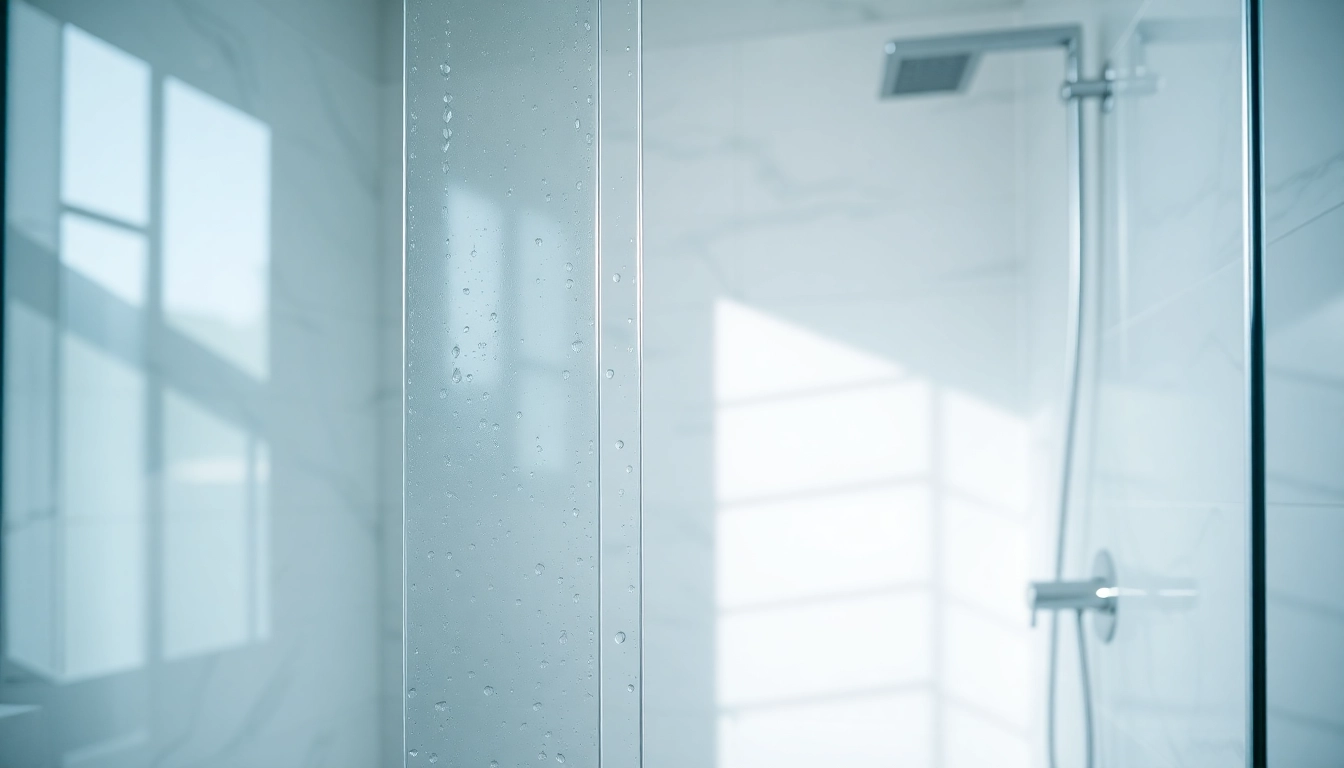 Meticulously crafted paroi de douche in a modern bathroom design, showcasing elegance and functionality.