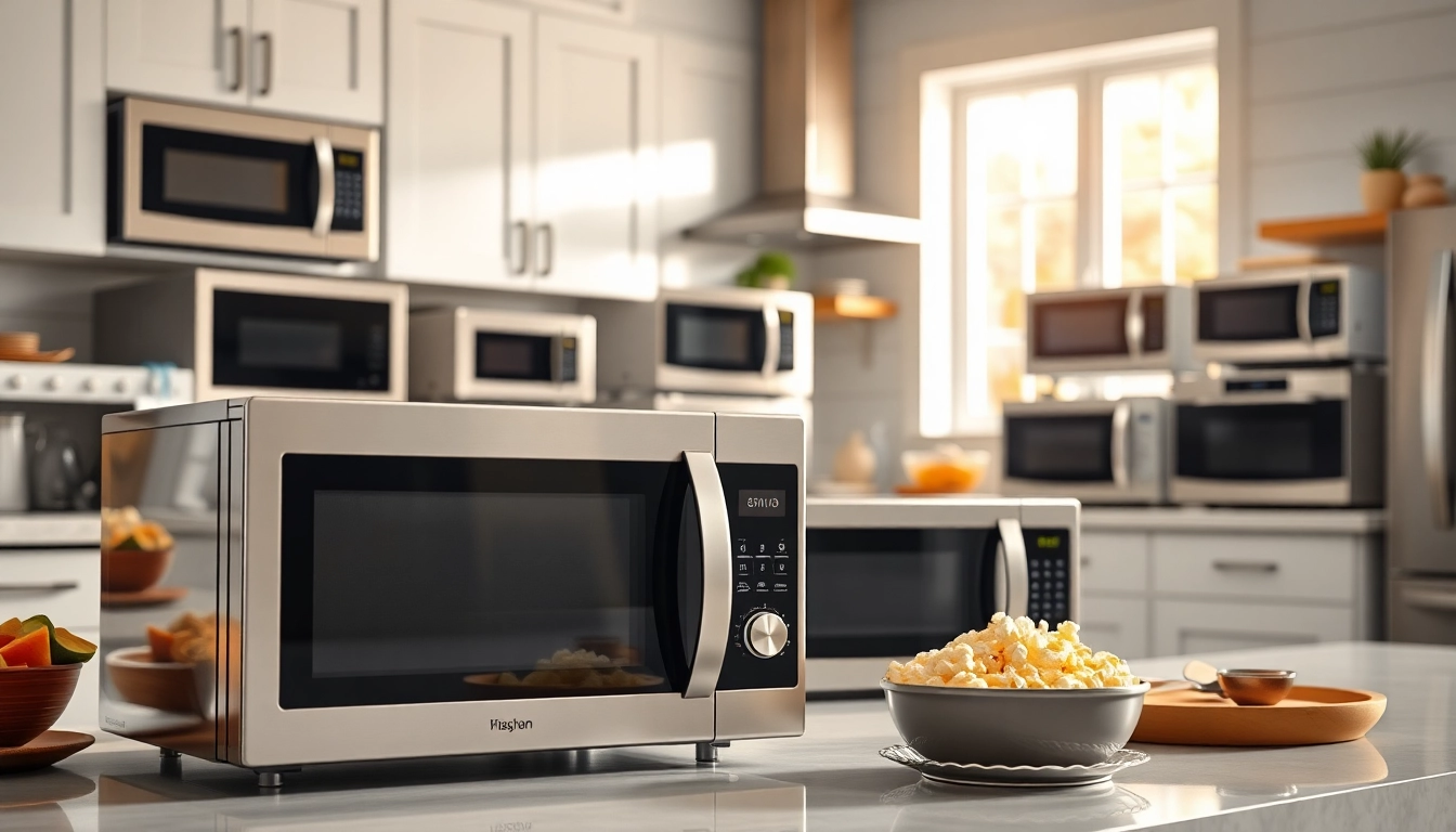 Shop the best microwave oven sales with a stunning display of high-quality kitchen appliances.
