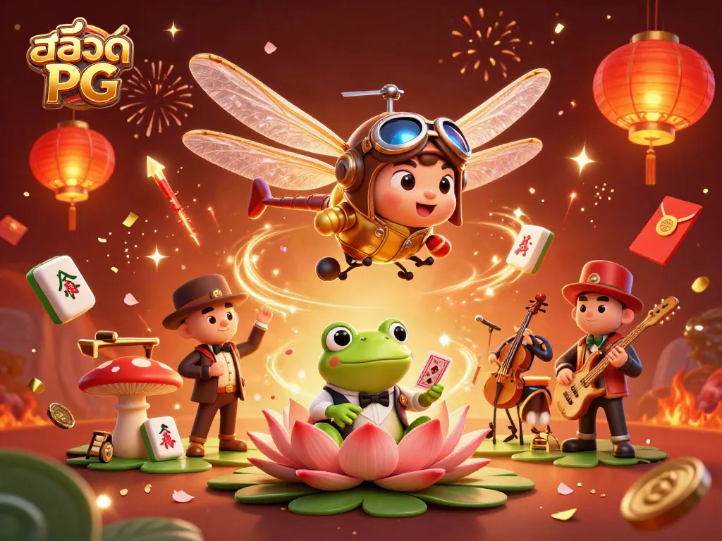 เล่นสล็อต PG กับการ์ตูน 3D สุดน่ารักที่เต็มไปด้วยความสนุกและโชคลาภ