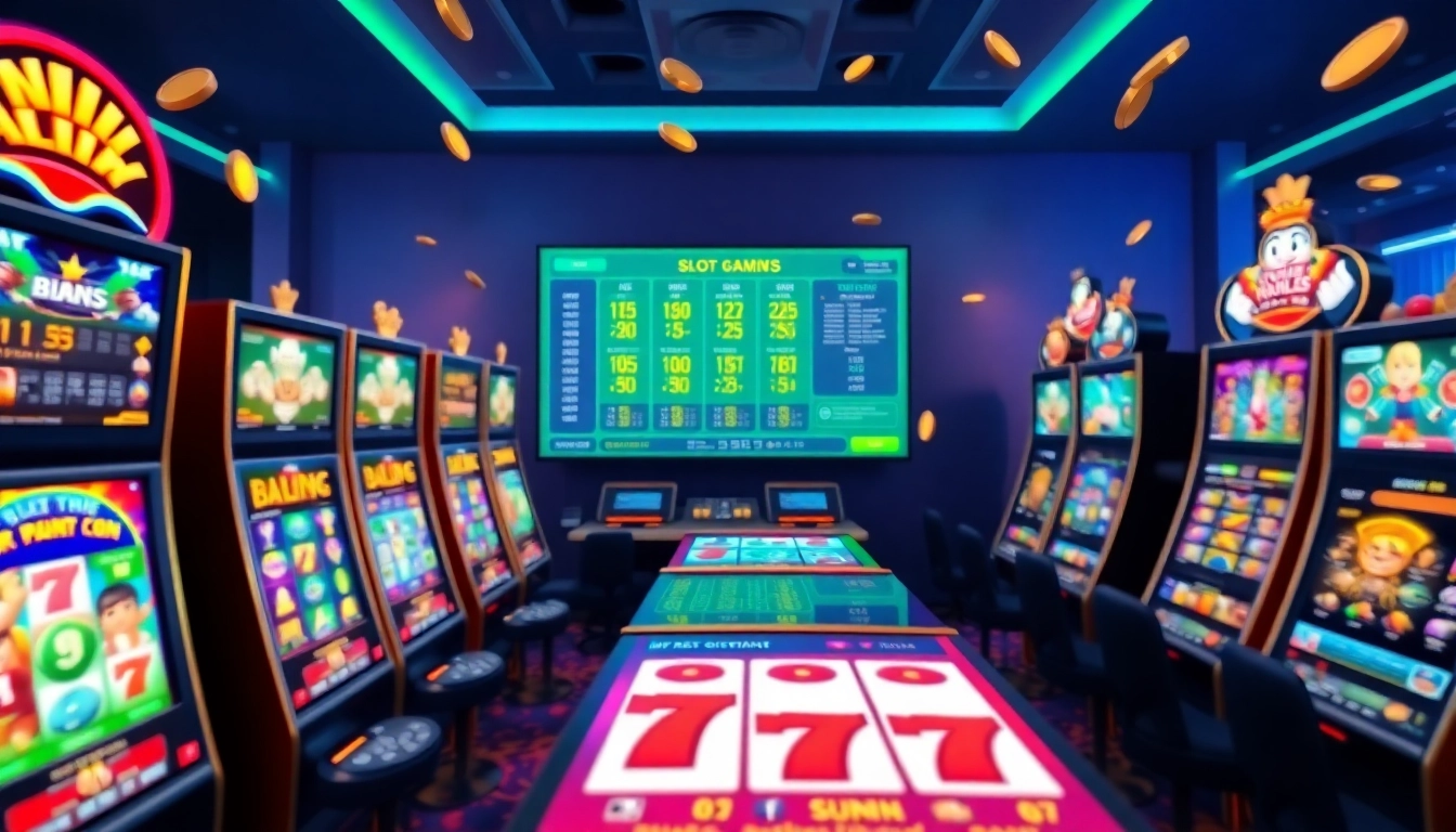 Bermain Istana777 dengan slot game digital penuh warna yang mengundang.