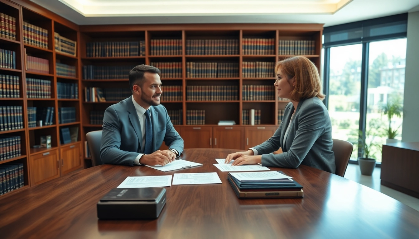 Consultation with a Houston Personal Injury Attorney in a professional office setting