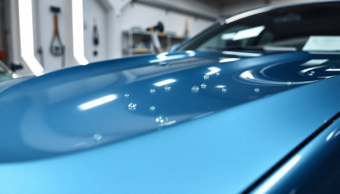 Salt protection ceramic coating enhancing the shine and durability of a vehicle's surface.