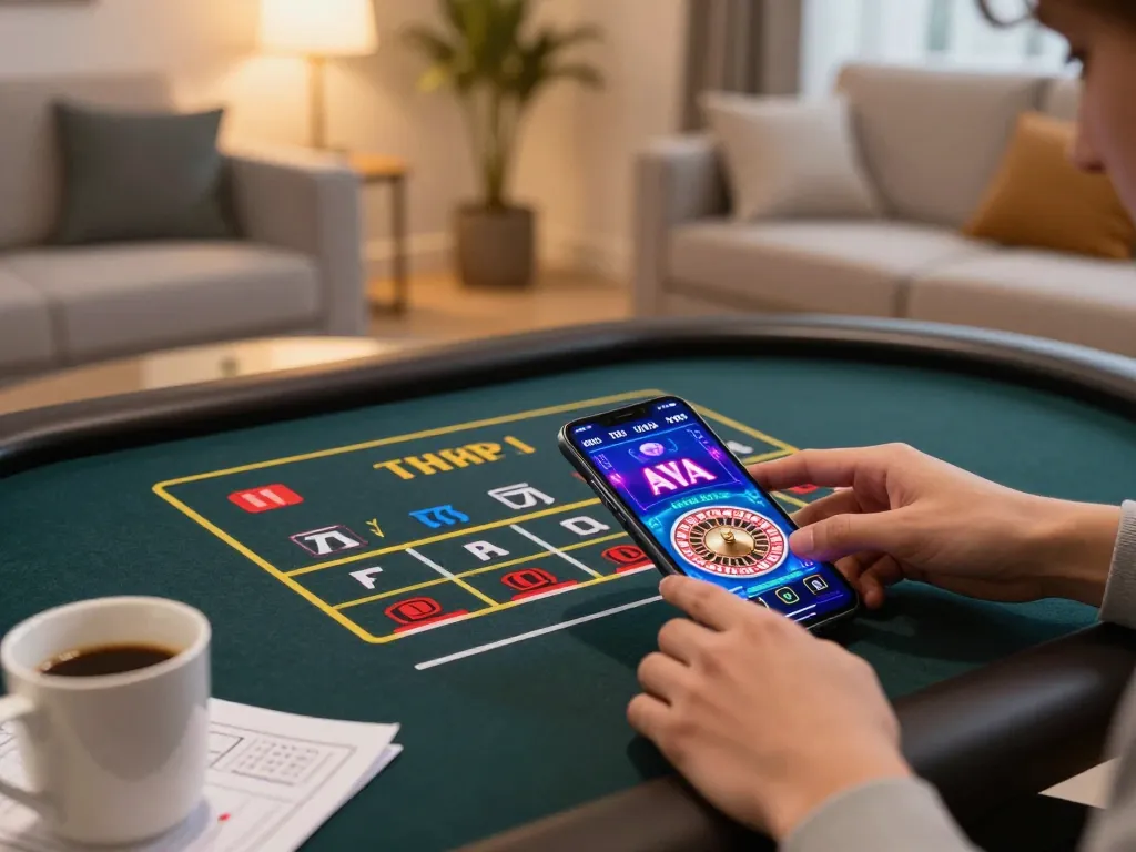 Experience the excitement of betting with the 789win link on a vibrant mobile roulette table.