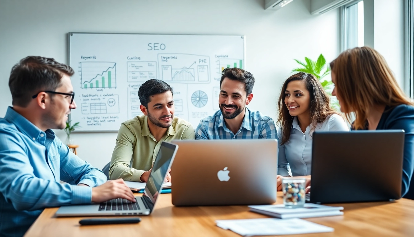 Erfolgreiche SEO Agentur bei der strategischen Analyse von Online-Sichtbarkeit.
