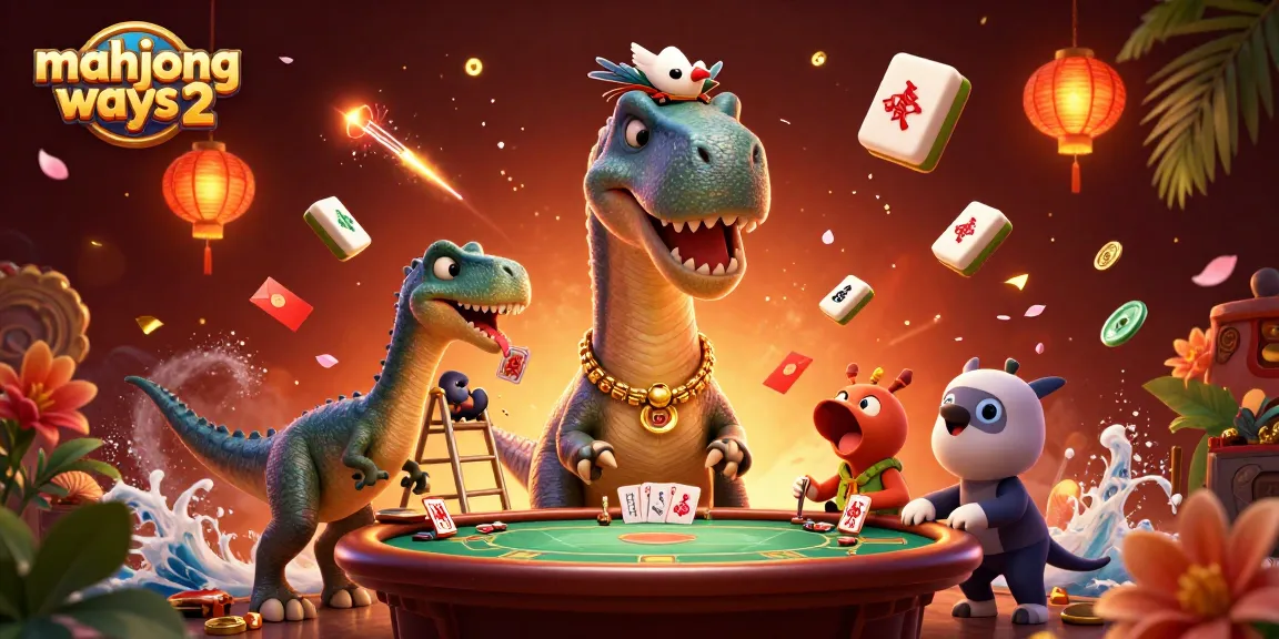 Play and win big with mahjong ways 2 in this vibrant casino scene.