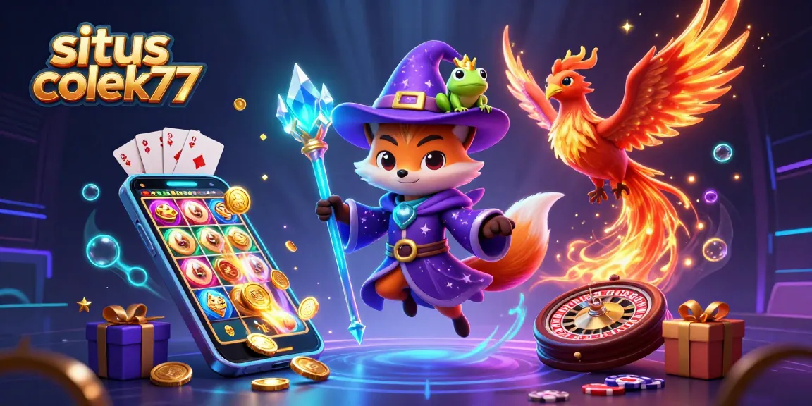 Play exciting games on situs colek77 with captivating visuals and immersive elements.