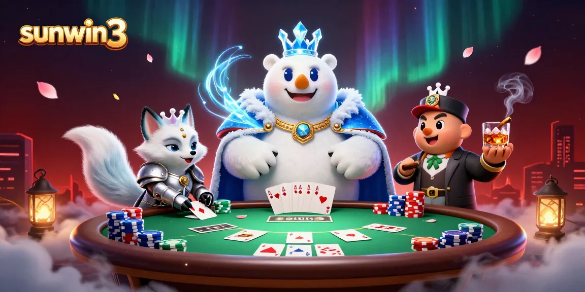 Experience the thrilling excitement of sunwin3 with 3D cartoon characters and rich casino elements!