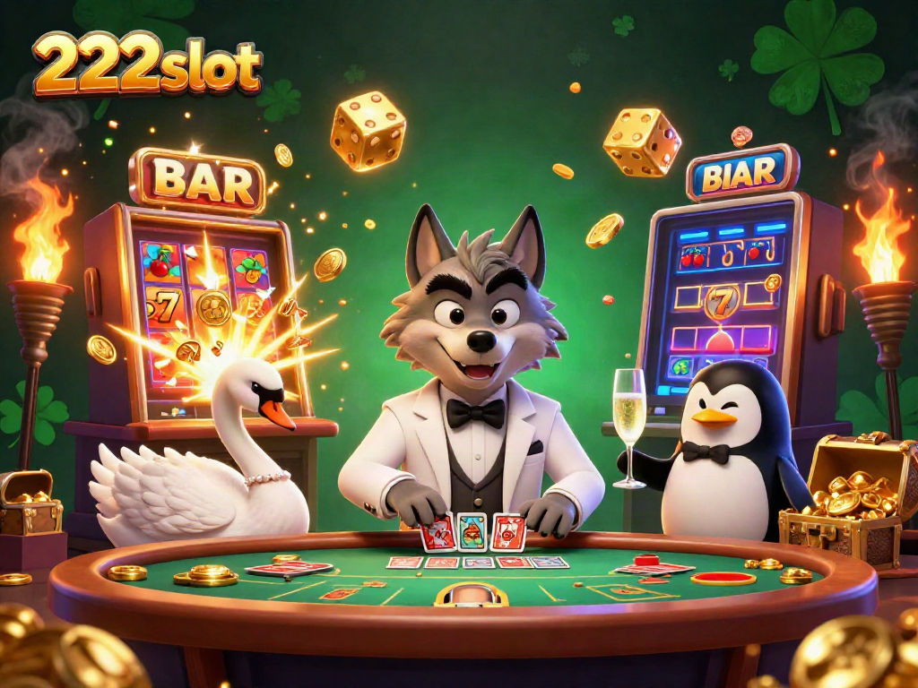 Menangkan jackpot terbesar di 222slot dengan suasana kasino menawan bersama karakter unik.