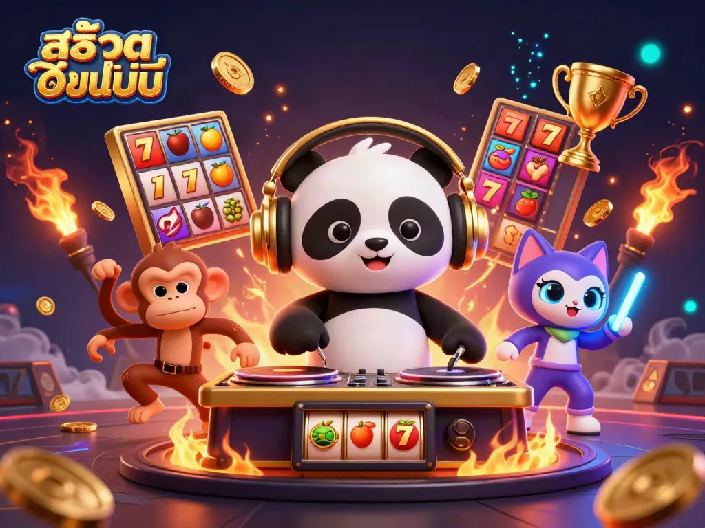 เกมสล็อตออนไลน์สนุกสุดมันส์กับตัวละครน่ารักและตู้สล็อตมากมาย
