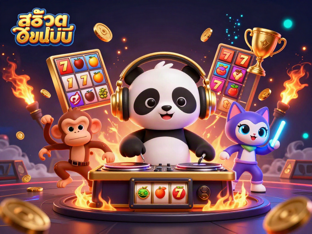 เกมสล็อตออนไลน์สนุกสุดมันส์กับตัวละครน่ารักและตู้สล็อตมากมาย
