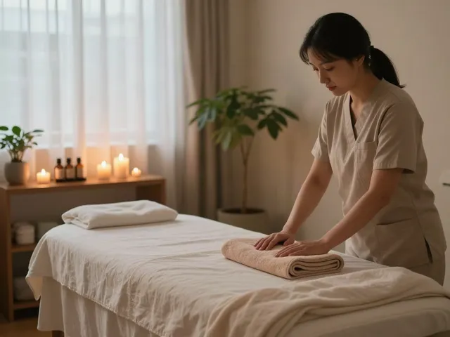 Experience the tranquility and customization of 별내출장마사지 in a serene spa environment.
