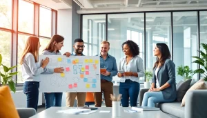 Engaged professionals from IT Companies brainstorming innovative solutions.