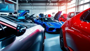 C168 automotive technology displayed in a modern workshop setting.