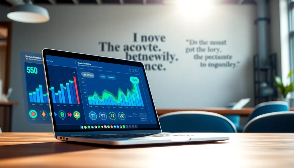 Monitor displaying an smm panel with social media analytics insights.