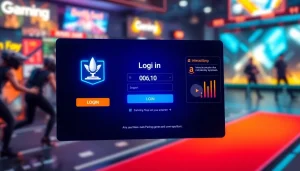 Login pada komengtoto login dengan antarmuka modern dan warna yang menarik.