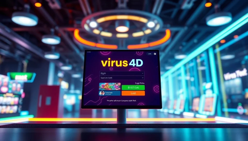 Akses cepat untuk virus4d login slot dengan tampilan menarik dan interaktif yang mengundang pengguna.