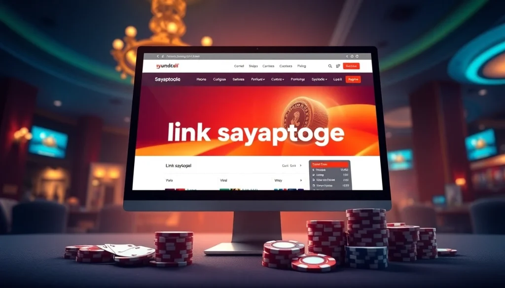 Menerapkan link sayaptogel melalui antarmuka web permainan online yang menarik dan modern.